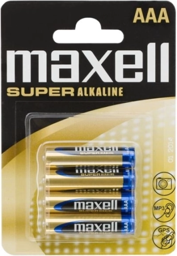 Super šarminės miniatiūrinės AAA LR03 XL baterijos, 4 vnt.