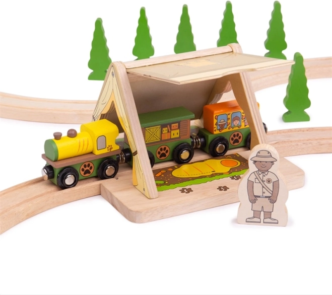Bigjigs Rail Safari Tent