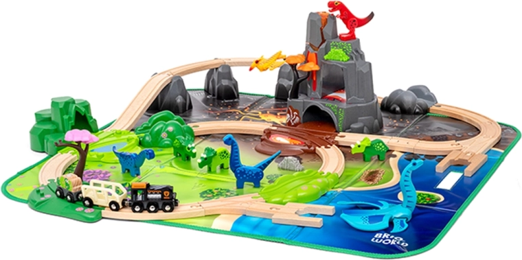BRIO World Dinosaur Deluxe Train Set