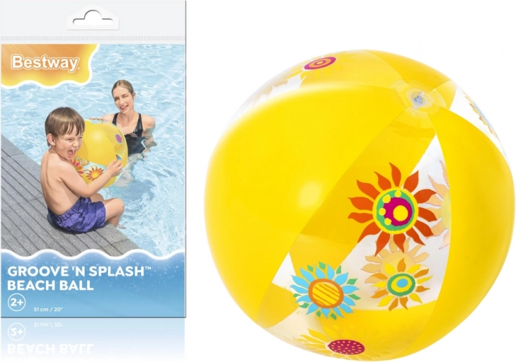 Pripučiamas geltonas kamuolys 51 cm Bestway