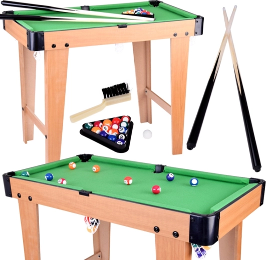 Kids’ tabletop billiards set with accessories