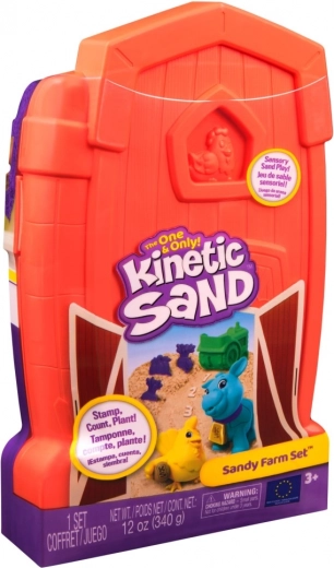 Kinetic Sand Smėlio ūkis – pirmasis ūkio žaidimų rinkinys