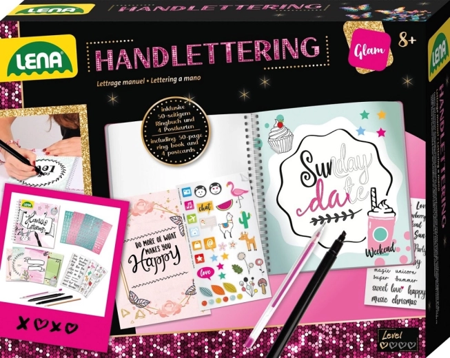 Lena Mano dienoraštis Handlettering – kūrybinis gražaus rašymo rinkinys