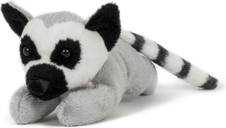 Plush Ring-tailed Lemur lying 18 cm