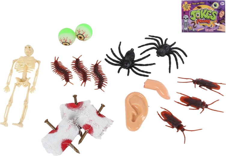 Set of 16 Fun Prank Props for Parties and Kids' Events