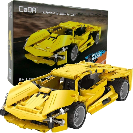 CaDA Lightning Sports Car sportinis lenktyninis automobilis su atgalinio užvedimo mechanizmu