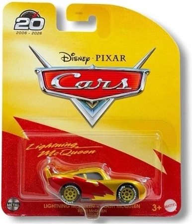 Mattel Cars Golden Lightning McQueen 20th Anniversary