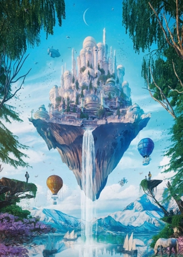 Puzzle Air Castle 1000 pieces HEYE