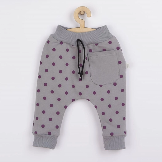 Koala Dots baby sweatpants grey