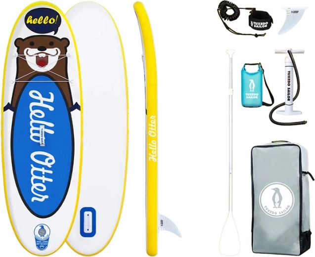 Vaikiška pripučiama irklentė FunWater Tuxedo Sailor 240 cm (mėlyna)