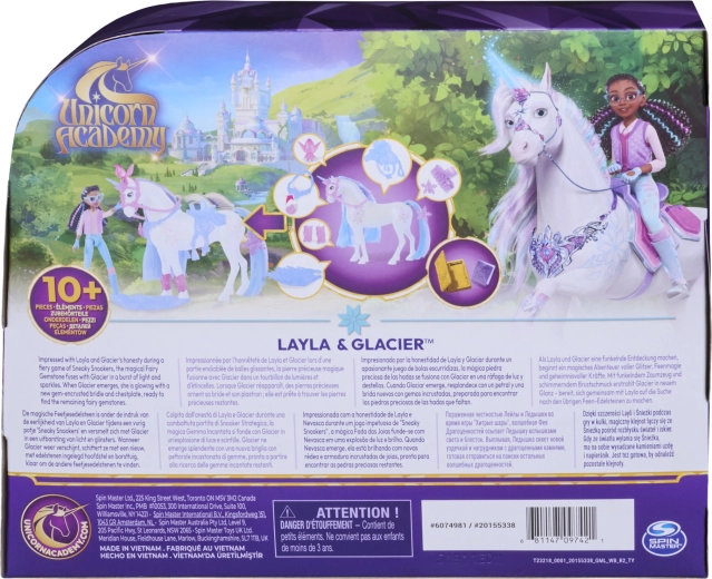 Layla ir Glacier iš Unicorn Academy