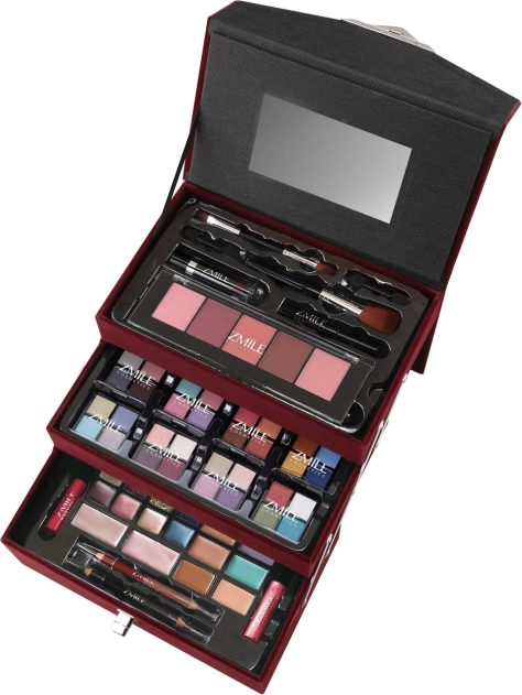 Zmile kosmetinis lagaminėlis Beauty Case Velvety – aksominis makiažo rinkinys