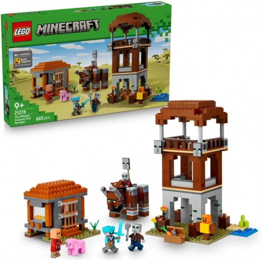 LEGO Minecraft 21278 Plėšikų slėptuvė ir Niokotojas