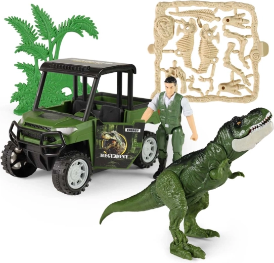 Dino Park Action Set with Car and Sound Dinosaur