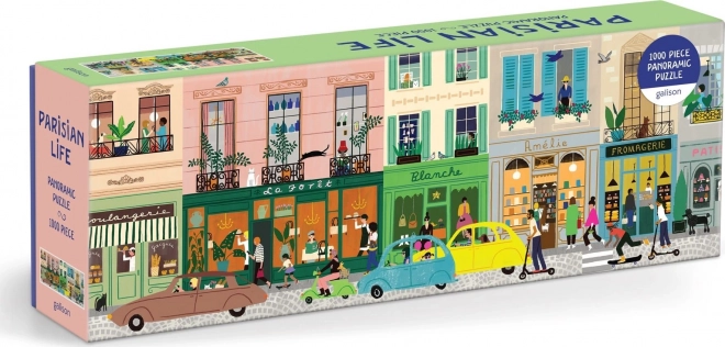 Panoramic Puzzle Parisian Life 1000 Pieces