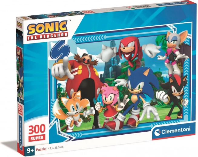 Puzzle 300 pieces Super Sonic CLEMENTONI