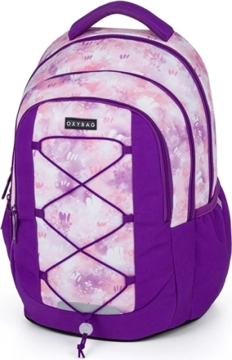 Studentiška kuprinė OXY Touch Watercolor violetinė–rožinė 25 l