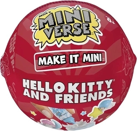 MGA Miniverse Mini Sanrio Hello Kitty 4 serija – 1 vnt.