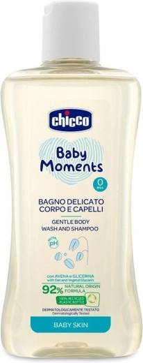 Chicco Baby Moments 2-in-1 Shower Gel for Hair and Body 200 ml