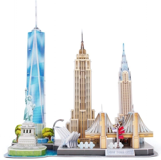 Ikoniniai Niujorko lankytini objektai viename modelyje