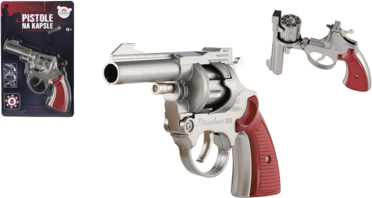 metal cap gun 8 shots, 18 cm