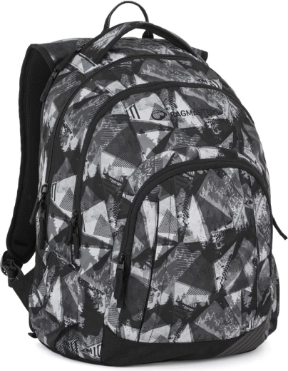 Bagmaster studentų kuprinė Lincoln 26 A juodai balta