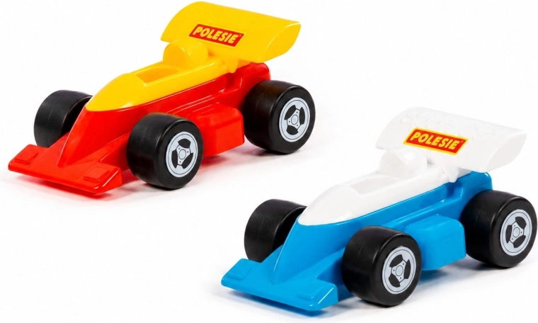 Vaikiškas plastikinis formulės automobilis su dideliais ratais – 1 vnt.