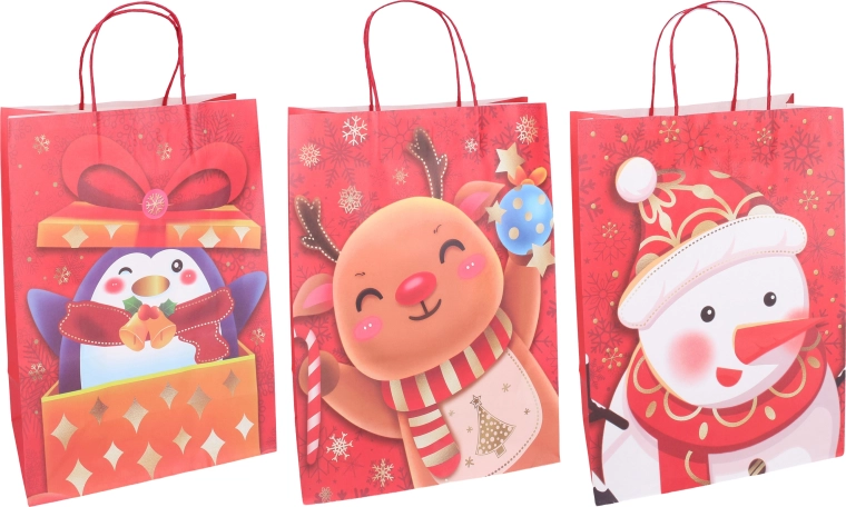 Christmas Gift Bag XS 16 × 22 × 8 cm - 1 piece