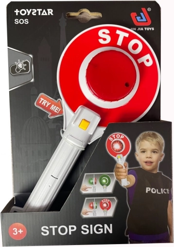Policijos stabdymo signalas su šviesa