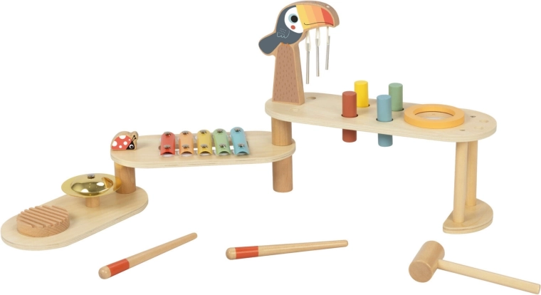 Gausus instrumentų rinkinys ritmui ir melodijai