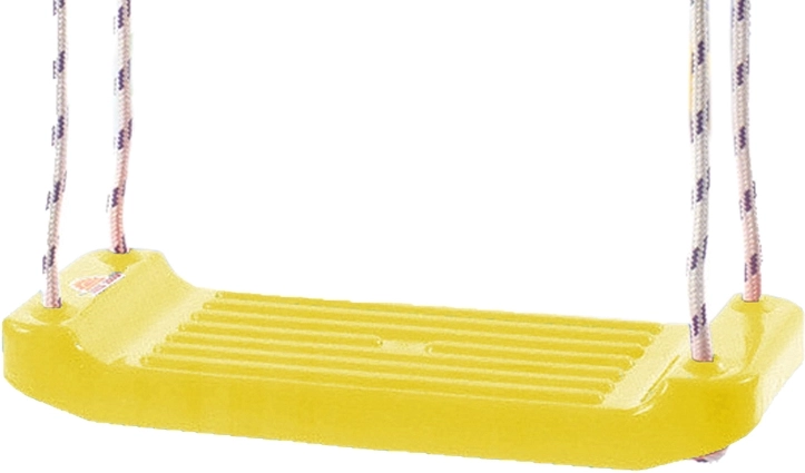 Plastikinės sūpynės – lentelė, geltonos
