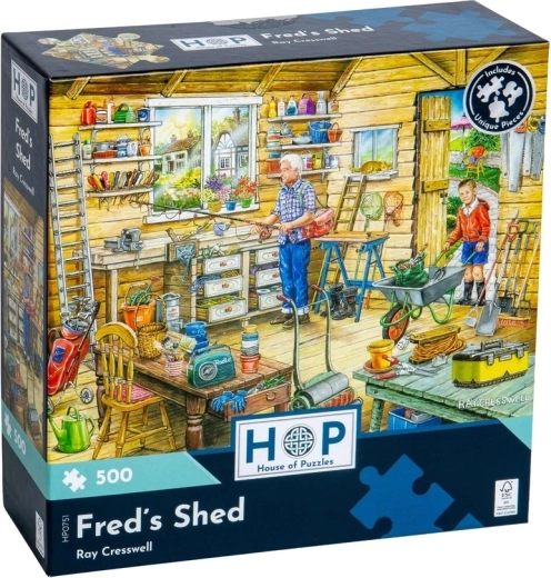 House of Puzzles Fred's Shed Puzzle, 500 Pieces