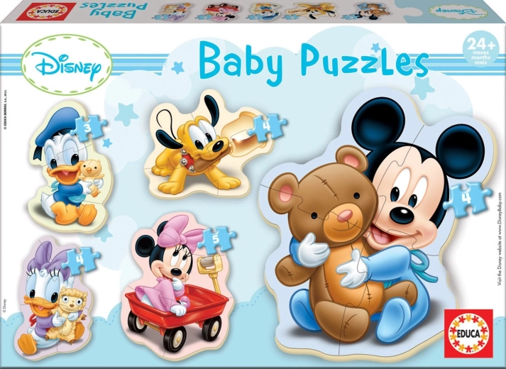 Kūdikių dėlionė „Disney“ mažyliai 5in1