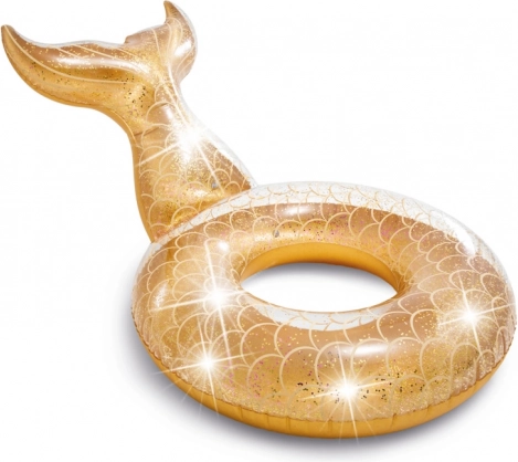 Inflatable Ring in the Shape of a Fin with Glitter
