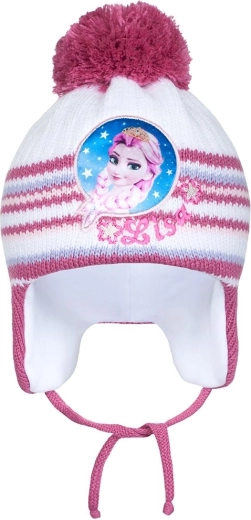 Winter children's hat New Baby Lisa dark pink 104 (3–4 years)