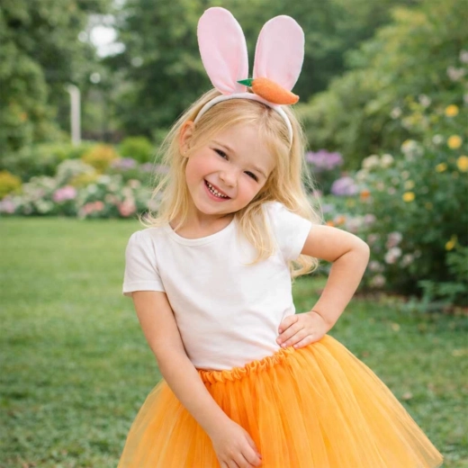 Headband with ears and carrot
