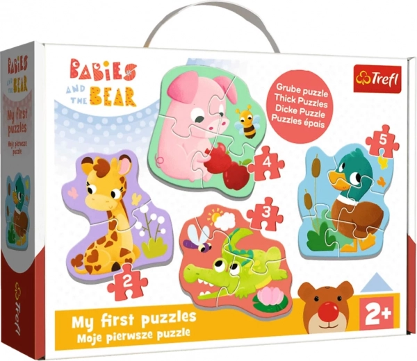 Puzzle Baby Classic – gyvūnėlių mažyliai TREFL