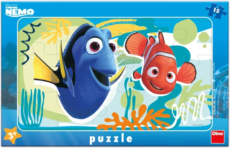 Dino vaikiška dėlionė NEMO IR DORY, 15 dalių