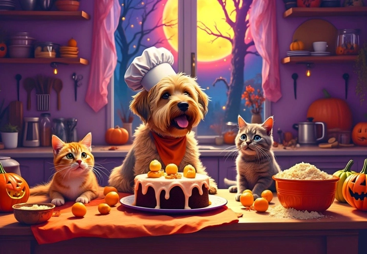 Bluebird Halloween Baking puzzle, 1000 pieces