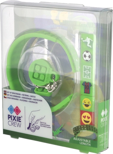 Pixie Crew 3-in-1 futbolo rinkinys su apyranke, raktų pakabuku ir ženkliuku