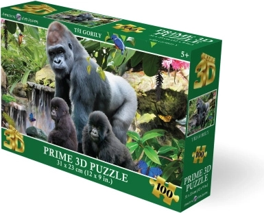3D Gorilla Puzzle 100 Pieces