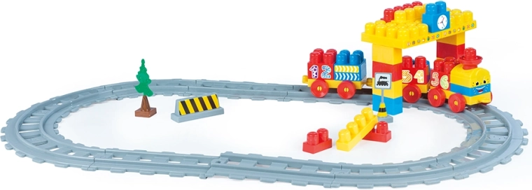 Children's Train Set, 58 Pieces
