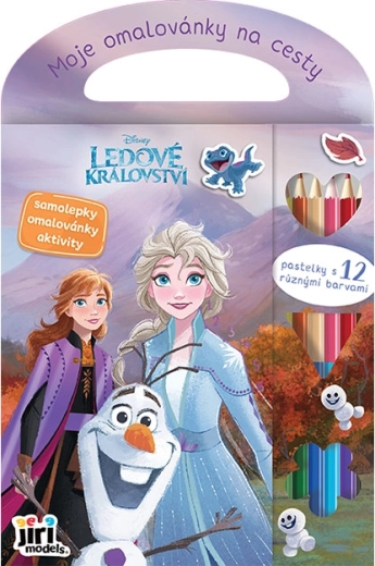 Mano kelioninės spalvinimo knygelės Ledo karalystė