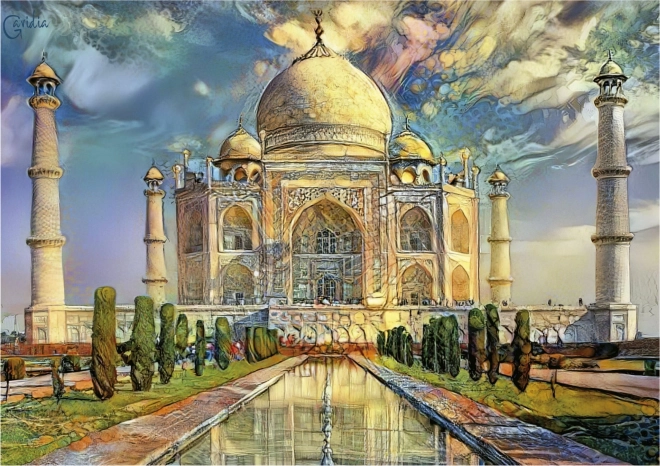 Dėlionė „Taj Mahal“ 1000 detalių EDUCA