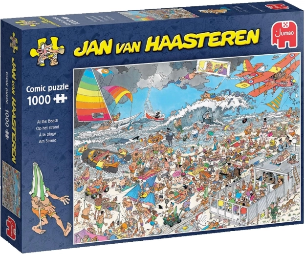 JUMBO Jan van Haasteren At the Beach Puzzle, 1500 Pieces