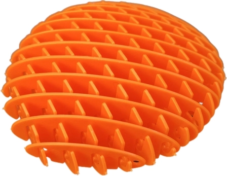 Antistresinis fidget žaislas, oranžinis, 10 cm