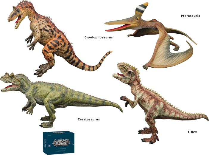 Dinozaurų pasaulis – dinozaurų figūrėlės, 4 rūšys, Sparkys