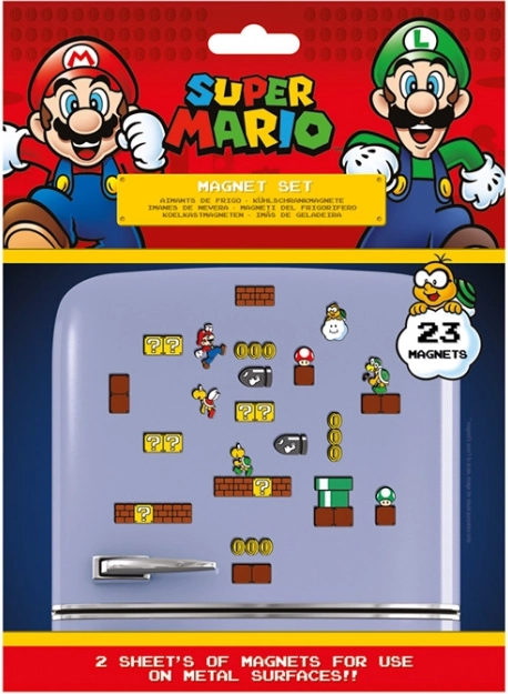Magnetukų rinkinys „Super Mario“