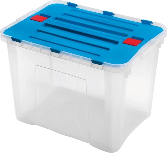 Plastikinė laikymo dėžė su dangčiu HEIDRUN Dragon 42 l