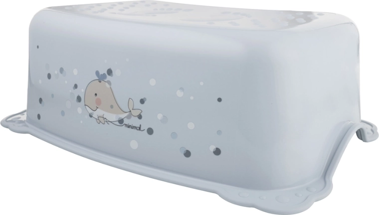 Maltex non-slip children's step stool Unicorn Minimal, steel grey